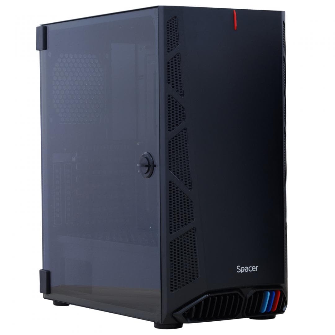 Carcasa SPACER Hunter, Mid Tower, Black