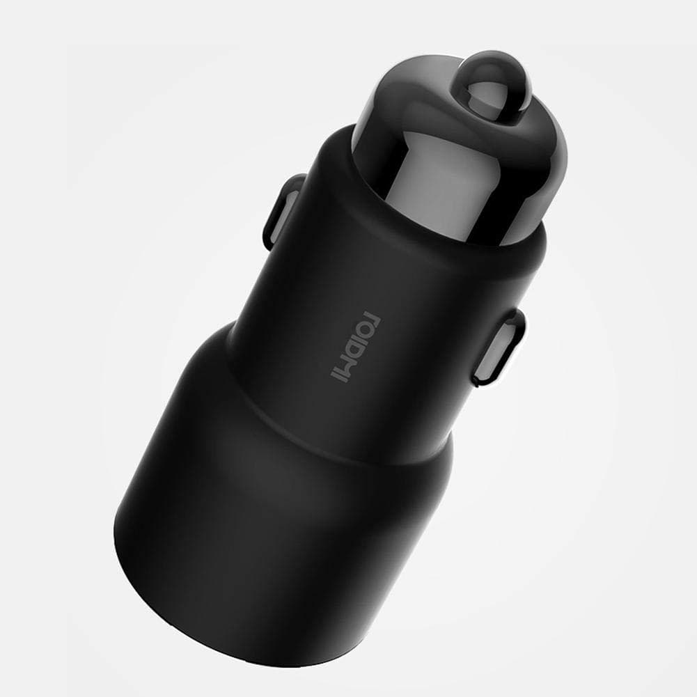 Incarcator Auto Xiaomi RoidMi 3S, 24 W, 2 porturi, Negru