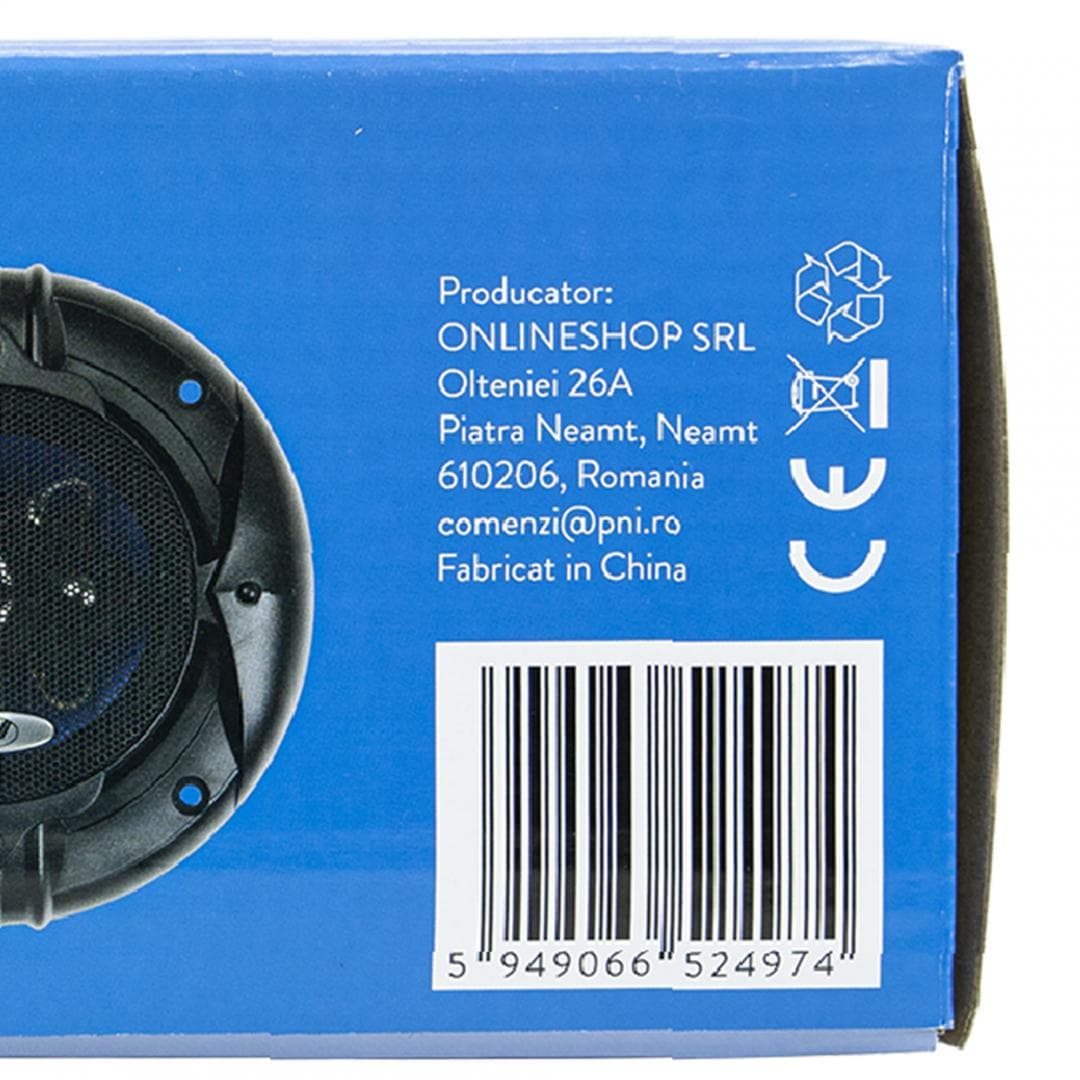 Difuzoare auto coaxiale PNI HIFI400, 80W, 4 Ohm, 10 cm, 3 cai, Injection Core cu diametru 100mm, set 2 buc, Raspuns in frecventa: 100 - 20000 Hz, 3 cai, Sensibilitate: 88 dB, 15 mm Piezo Tweeter, 30 mm Mylar Dome Tweeter, Grile protectie, Cablaj montaj. — miniatură