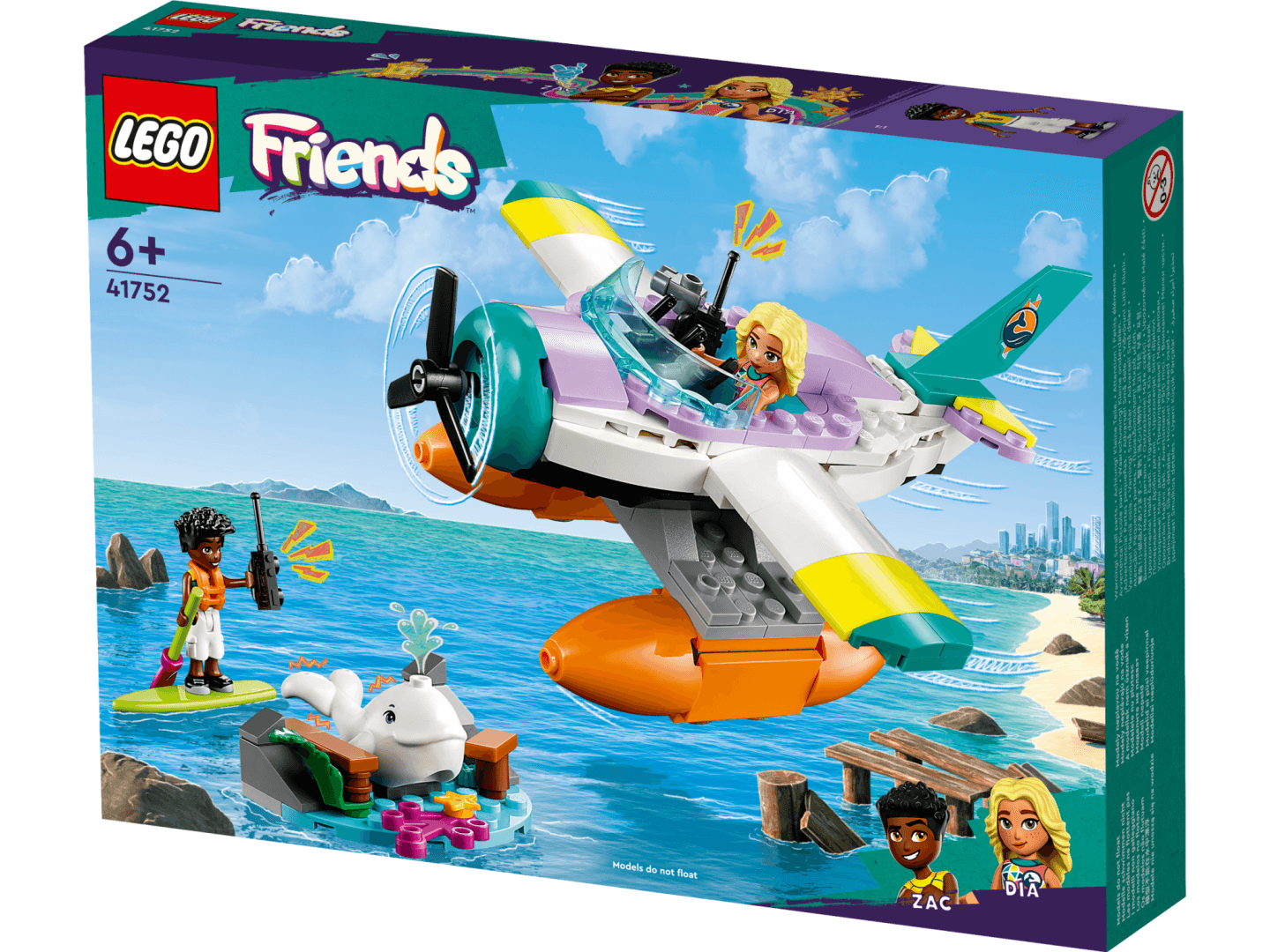 AVION DE SALVARE PE MARE, 41752 LEGO — miniatură