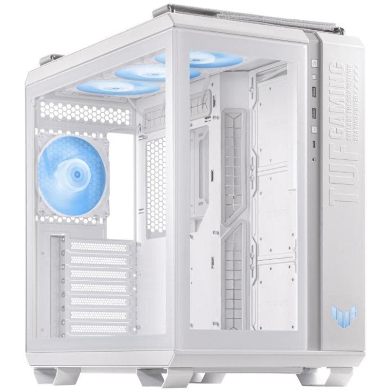 Carcasa ASUS TUF Gaming GT502 PLUS, RGB, Mid Tower, White