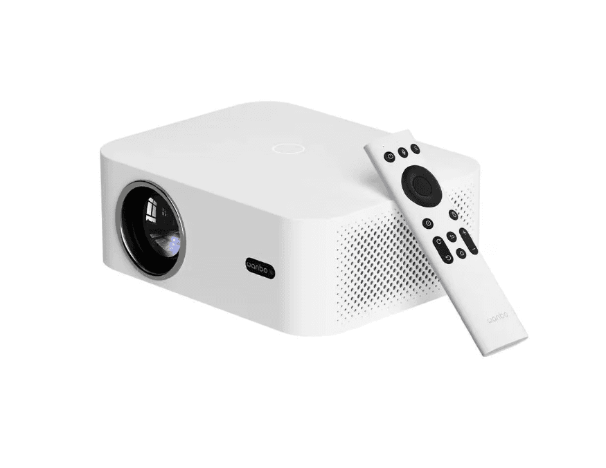 XIAOMI WANBO X2 MAX PROJECTOR WHITE, 450ANSI, 1080P, ANDROID 9.0, AUTO FOCUS, WIFI6 — miniatură