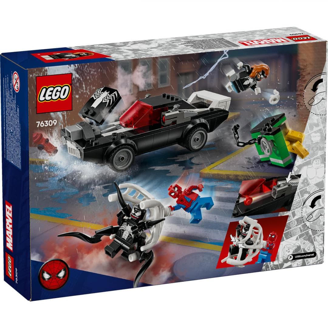 OMUL PAIANJEN VS.MASINA FASTOASA A LUI VENOM, LEGO 76309 — miniatură