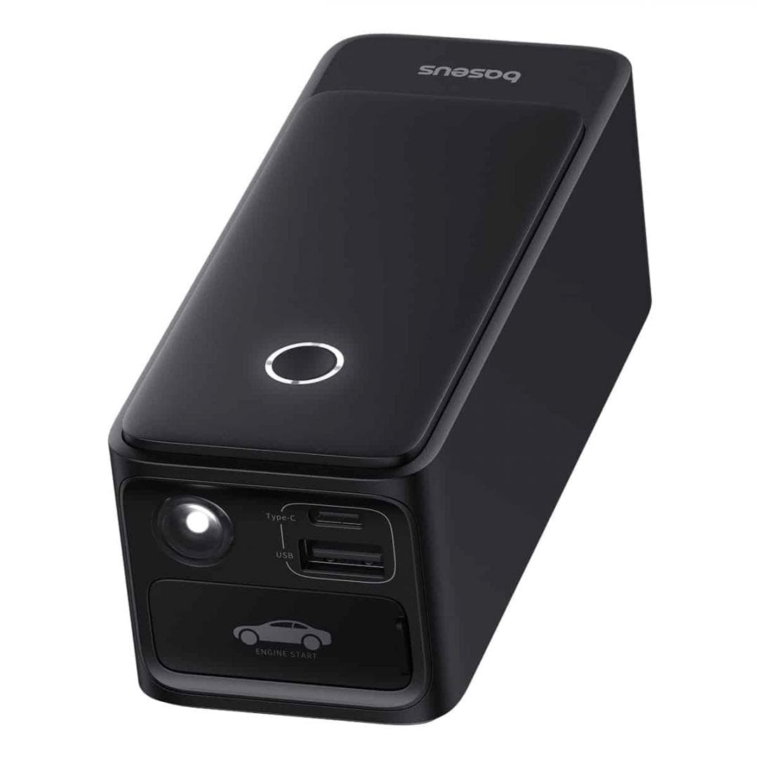 Starter auto Baseus Super Energy Alpha pentru pornire baterie auto 6000mAh, 600A, USB, negru