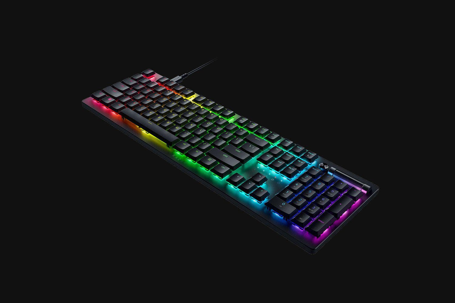 Tastatura Mecanica Gaming Razer DeathStalker V2, RGB, USB, negru — miniatură
