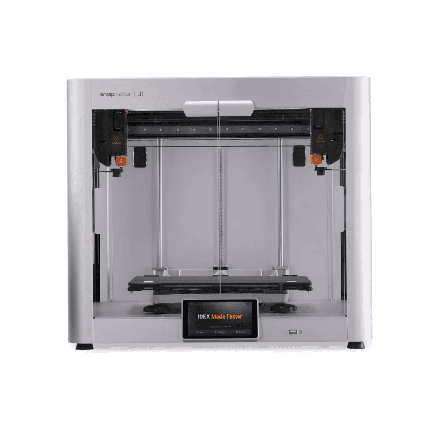 Imprimanta 3D Snapmaker J1S, Idex, doua capete de printare independente, Tehnologie FFF (Fused Filament Fabrication), Volum printare Default mode: 300 x 200 x 200mm, Copy Mode: 160 mm × 200 mm × 200 mm, Mirror Mode: 150 mm × 200 mm × 200 mm, Inaltime strat: 0.05-0.3mm, Platforma printare: Sticla — miniatură