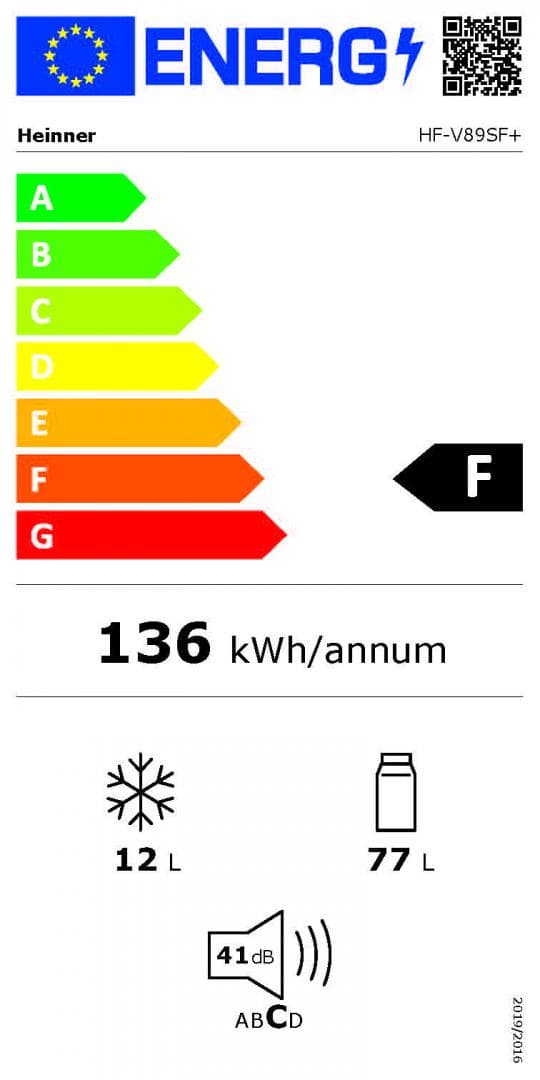 FRIGIDER HEINNER HF-V89SF+ — miniatură