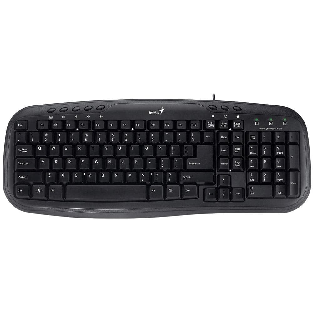 Tastatura Genius SlimStar M200, USB, Negru