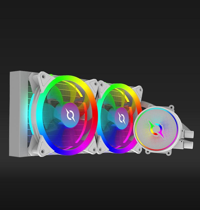 Cooler Procesor AQIRYS AQUARIUS 240 AIO, Lichid, 2 ventilatoare, aRGB
