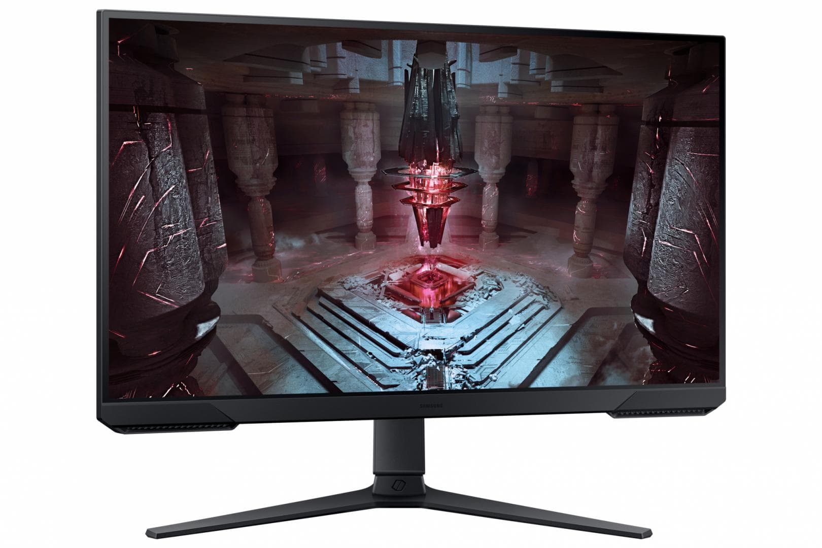 Monitor Samsung 27" LS27CG510EUXEN, Diagonal (inch): 27, Diagonal (cm): 69, Aspect ratio: 16:9, Panel: IPS, Resolution: 2560x1440, Refresh Rate: 165Hz, Response time GtG: 1ms, Brightness (max): 350 cd/m², Contrast (static) : 1000:1, Viewing angle: 178°/178°, Colours: 1.07B, VESA Wallmount: 100x100 — miniatură