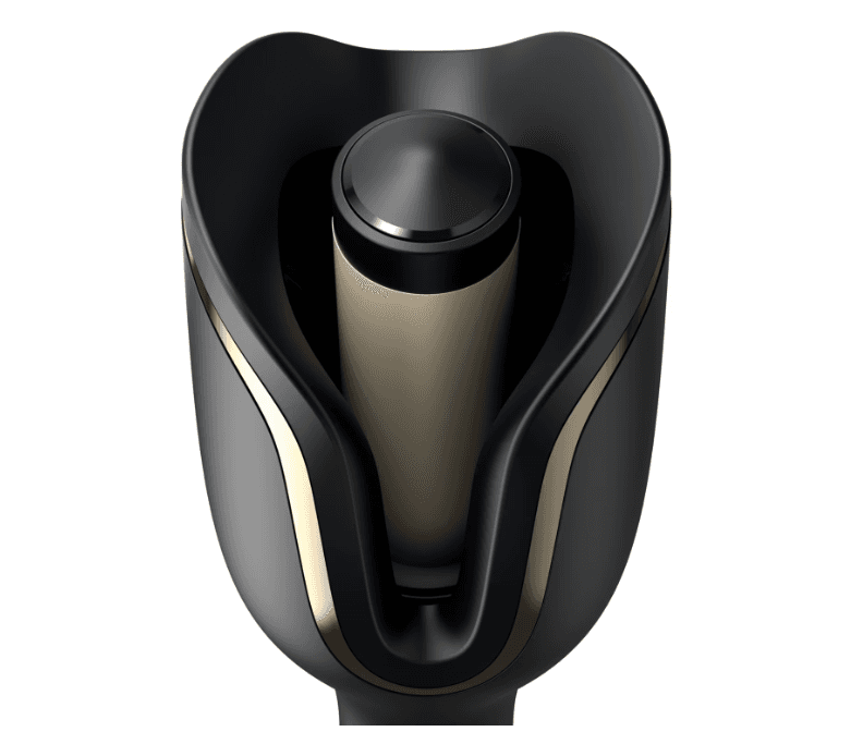 Ondulator automat PHILIPS StyleCare Prestige BHB876/00, Invelis ceramic protector cu infuzie de cheratina, Selector de temperatura: 210°C 190°C si 170°C, Sistem de ondulare inteligenta, Negru, L x A x I (mm) 110x350x150 — miniatură