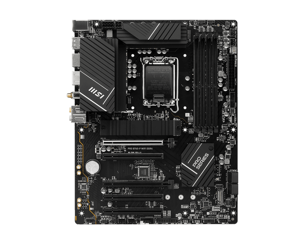 Placa de baza MSI PRO B760-P WIFI, Socket 1700, DDR4, ATX — miniatură