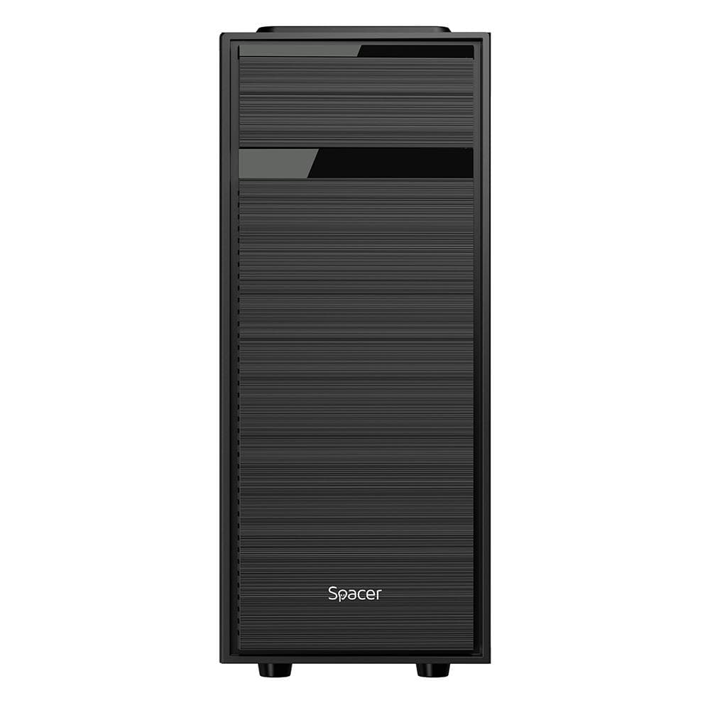 Carcasa SPACER SPCS-GC-TOP-GLASS, Mid Tower, Black