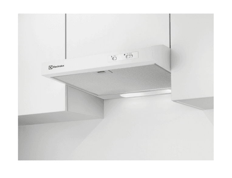 HOTA TRADITIONALA ELECTROLUX EFU216W, Eficienta energetica: D, putere maxima de absorbtie: 272 m3/h, nivel zgomot putere maxima: 71db, Trepte viteza: 3, Culoare: alb