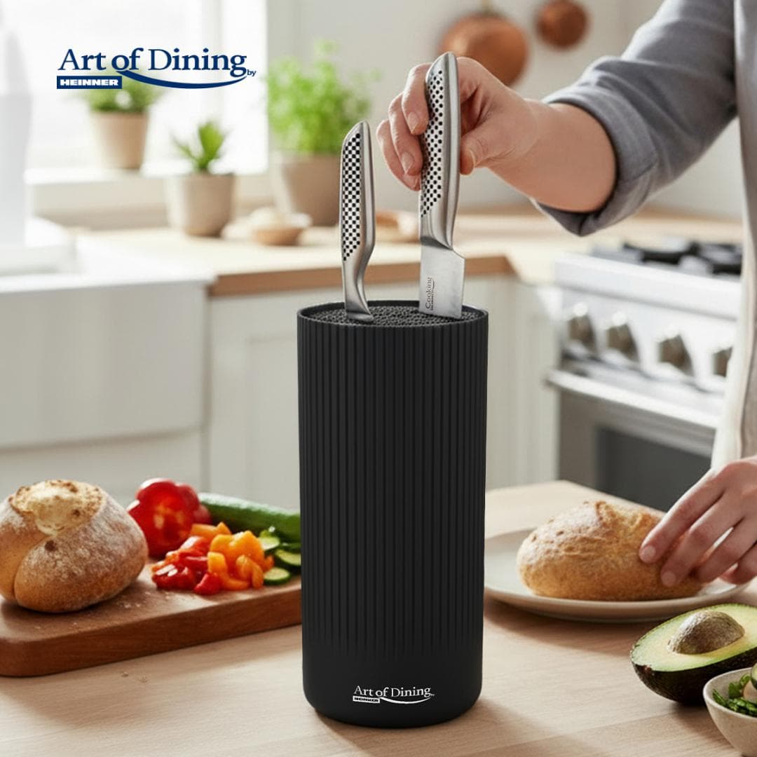 BLOC CUTITE UNIVERSAL H23 CM, NEGRU, ART OF DINING BY HEINNER — miniatură