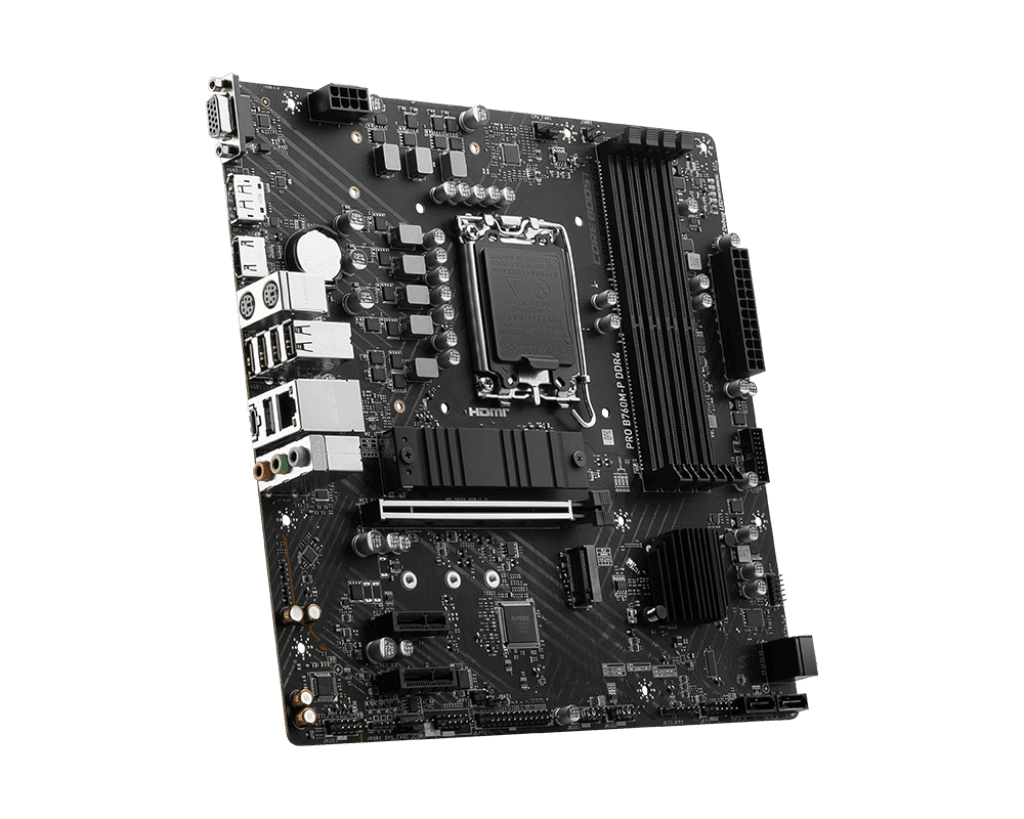 Placa de baza MSI PRO B760M-P DDR4, Socket 1700, DDR4, Micro-ATX — miniatură