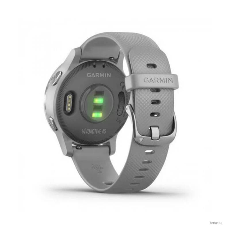 Ceas Smartwatch Garmin Vivoactive 4S, Powder Gray/Silver SEU — miniatură