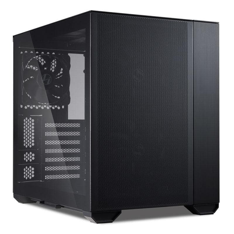 Carcasa Lian Li O11 Air Mini, RGB, Mid Tower, Black