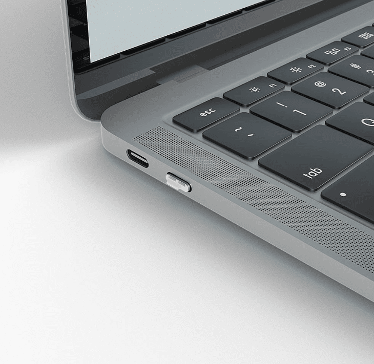 Port blocker Lindy 10xUSB-C (fara cheie), alb — miniatură