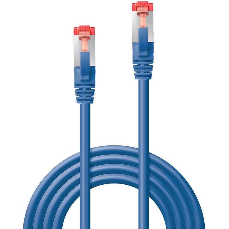 Cablu retea Lindy LY-47717, 1m Cat.6 S/FTP Network, Blue — miniatură