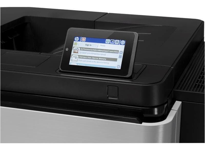 Imprimanta Laser HP LaserJet Enterprise M806dn, Monocrom, format A3, Duplex, USB + LAN — miniatură