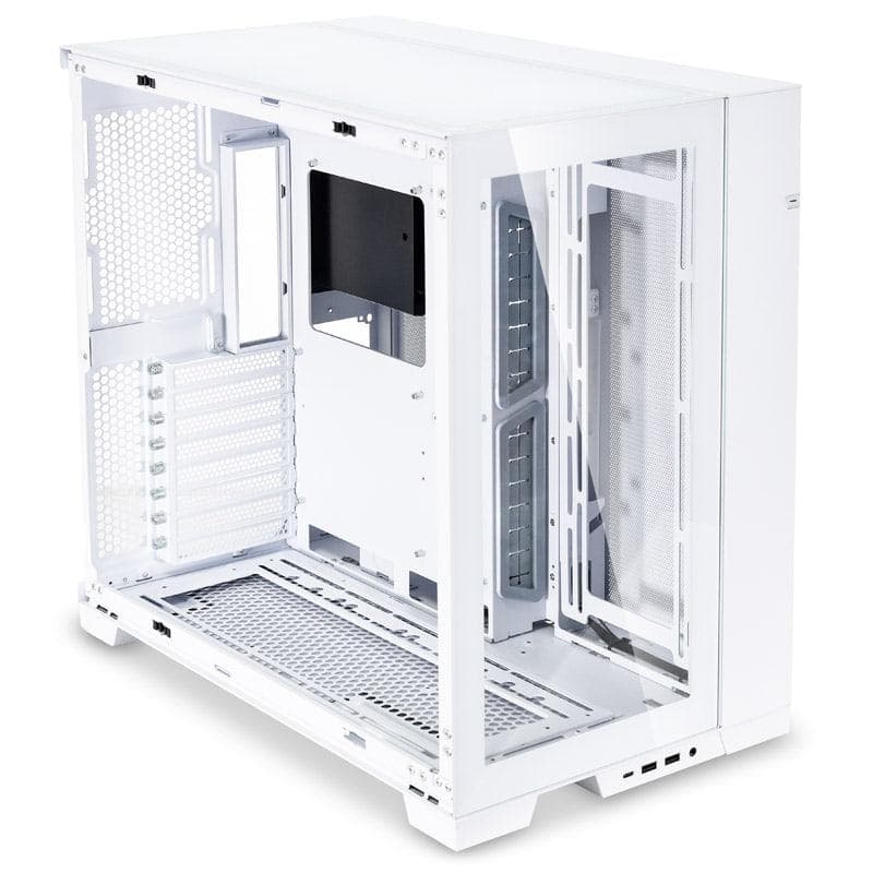 Carcasa LIAN LI Dynamic EVO Snow, RGB, Mid Tower, White — miniatură