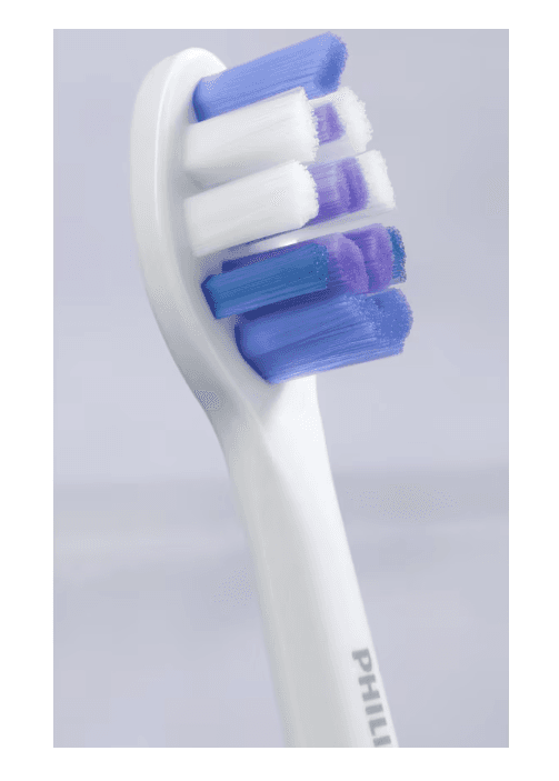 Rezerve PHILIPS Sonicare Sensitive HX6052/87, Pachet de 2 capete de periere, Standard, Click-on, Sincronizarea modurilor BrushSync, Alb, L x A x I (mm) 25.7x60x230.5 — miniatură