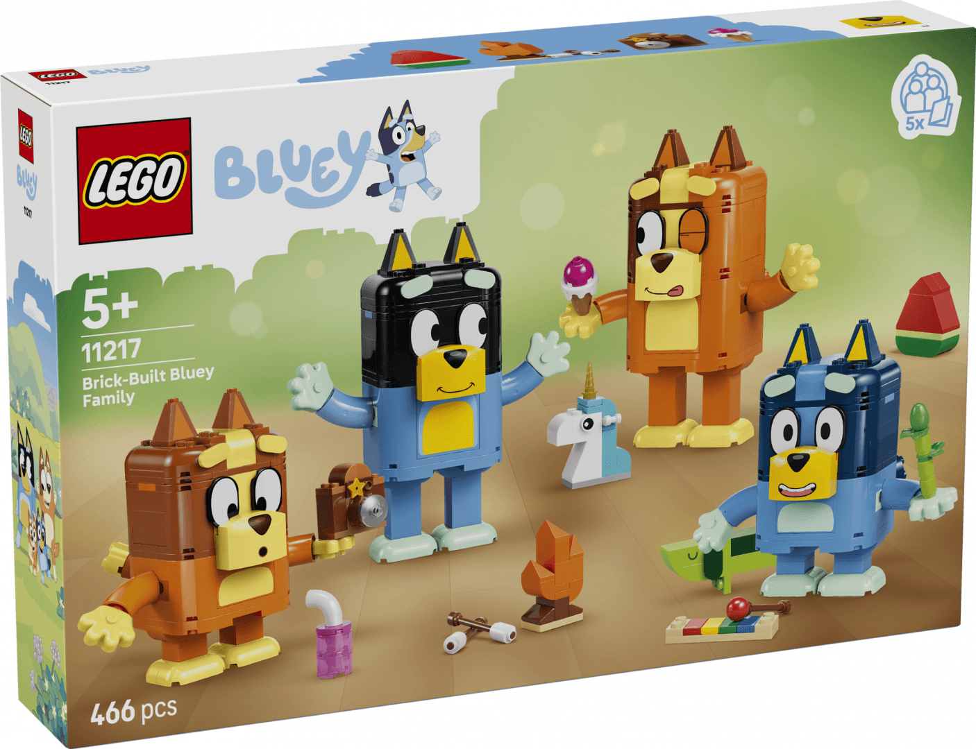 FAMILIA LUI BLUE DIN CARAMIZI LEGO11217 — miniatură