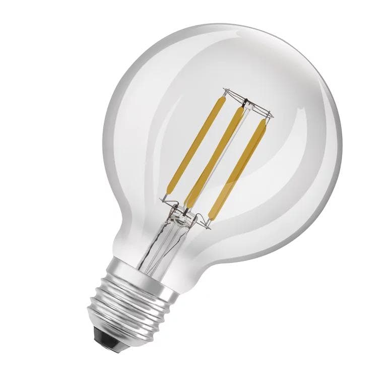 Bec LED Osram Globe A95, Ultra Efficient Light, E27, 4W (60W), 840 lm, lumina calda (3000K), cu filament — miniatură