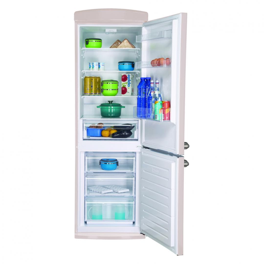 Combina frigorifica FRAM FC-VRR340BGF+, 340 l, Clasa: F, Crem — miniatură