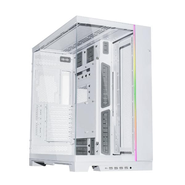 Carcasa LIAN LI O11 Dynamic EVO XL, RGB, Full Tower, White