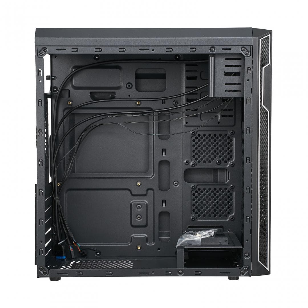 Carcasa PC Serioux OFFICE, fara sursa, Middle Tower, ATX, black — miniatură