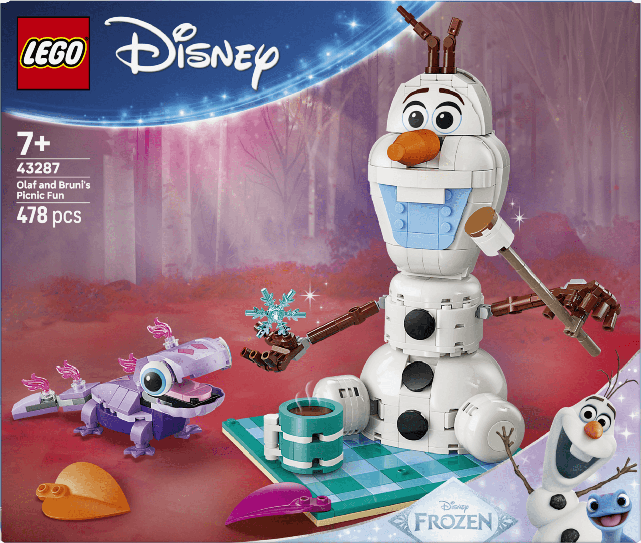 DISTRACTIE LA PICNIC CU OLAF SI BRUNI LEGO43287 — miniatură