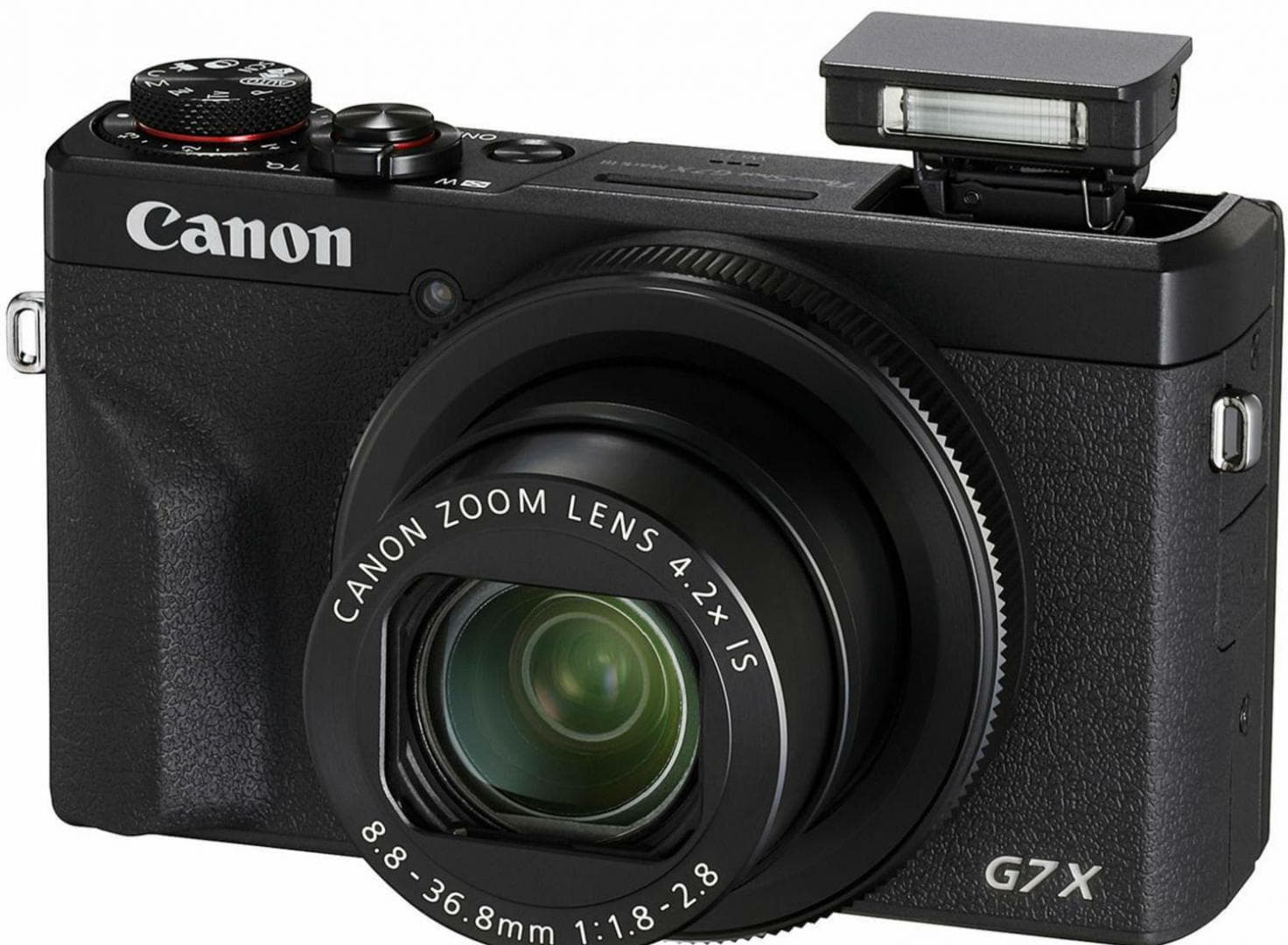 Camera foto Canon PowerShot G7x MARK III, 20.1Mpx, sensor CMOS, procesor DICIC 8, zoom optic 4.2x, stabilizare optica, autofocus, macro 5cm, touchscreen 3" rabatabil, face detection, video (4K) 3840 x 2160, 29.97 / 25fps, (Full HD) 1920 x 1080, 119.9 / 100 / 59.94 / 50 / 29.97 / 25 fps, HDMI type — miniatură
