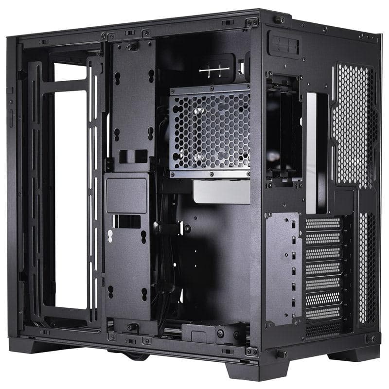 Carcasa LIAN LI 011 DYNAMIC EVO, RGB, Mid Tower, Black — miniatură