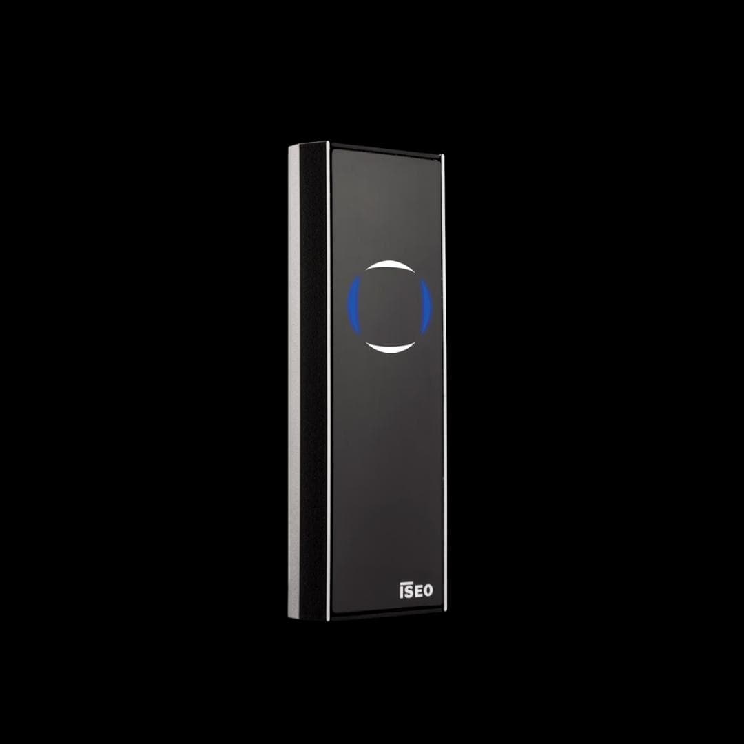 Cititor STYLOS SMART, RFID, sofware ARGO, 13,56 MHz, memorie 300 utilizatori, memorie ultimile 1000 evenimente, gestionare cu smartphone, card, tag. Alimentare de la 8 la 30 Vdc. — miniatură