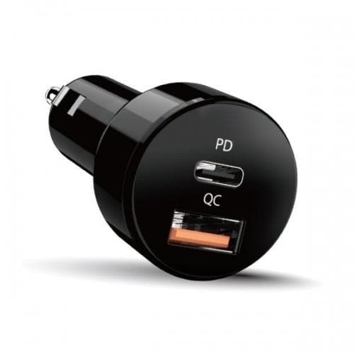 Incarcator Auto GENIUS G-32590008400, 36W, 2 porturi, Negru