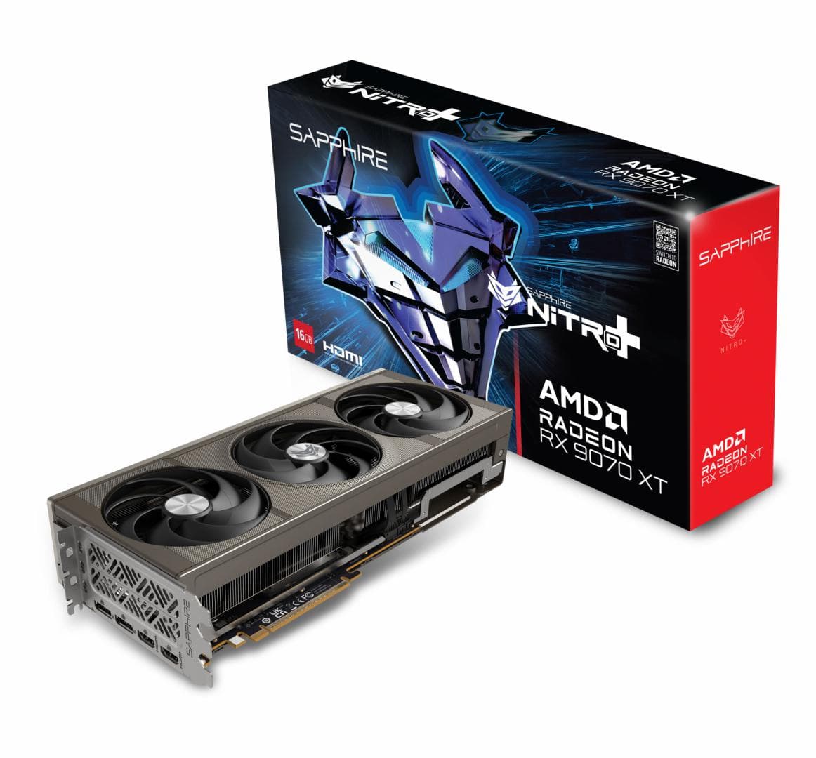 Placa video Sapphire NITRO+ Radeon RX 9070 XT, 16GB GDDR6, PCI Express 4.0, 256-bit — miniatură