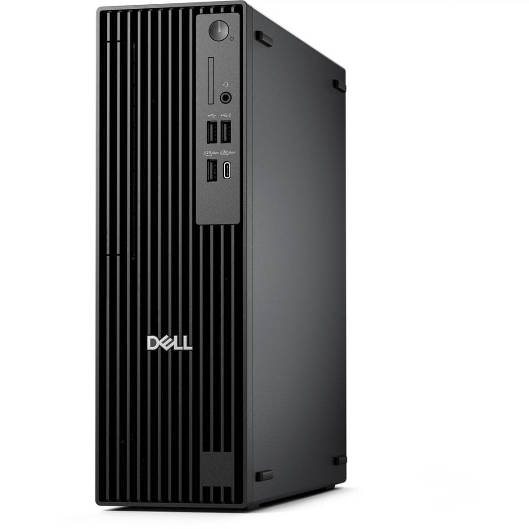 Desktop Business Dell QBS1250 Plus cu procesor Intel Intel Core Ultra 7 265 pana la 5.3 GHz, 32 GB DDR5, 512GB SSD, Intel Integrated Graphics, Linux, Black — miniatură