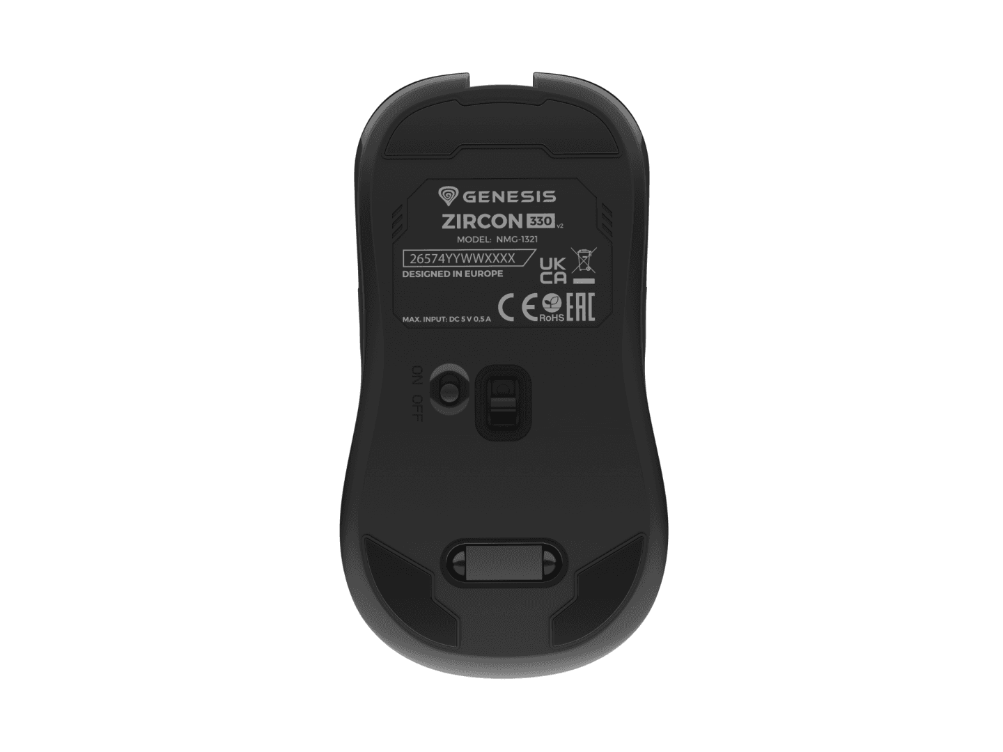 Mouse Gaming Wireless GENESIS Zircon 330, 3600 dpi, Multicolor — miniatură