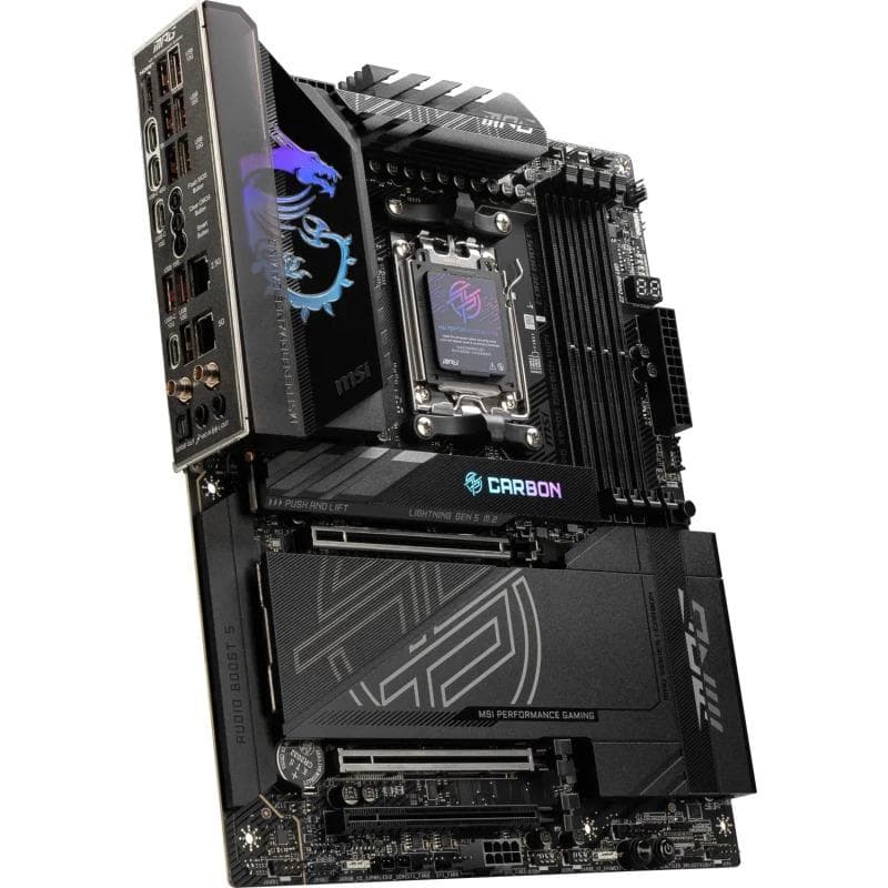 Placa de baza MSI MPG X870E CARBON WIFI, Socket AM5, DDR5, ATX — miniatură