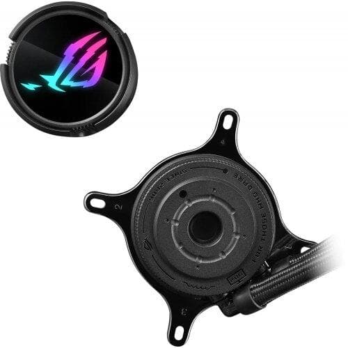 Cooler Procesor ASUS ROG Strix LC III 240 ARGB, Lichid, 12 cm, 2 ventilatoare, aRGB — miniatură