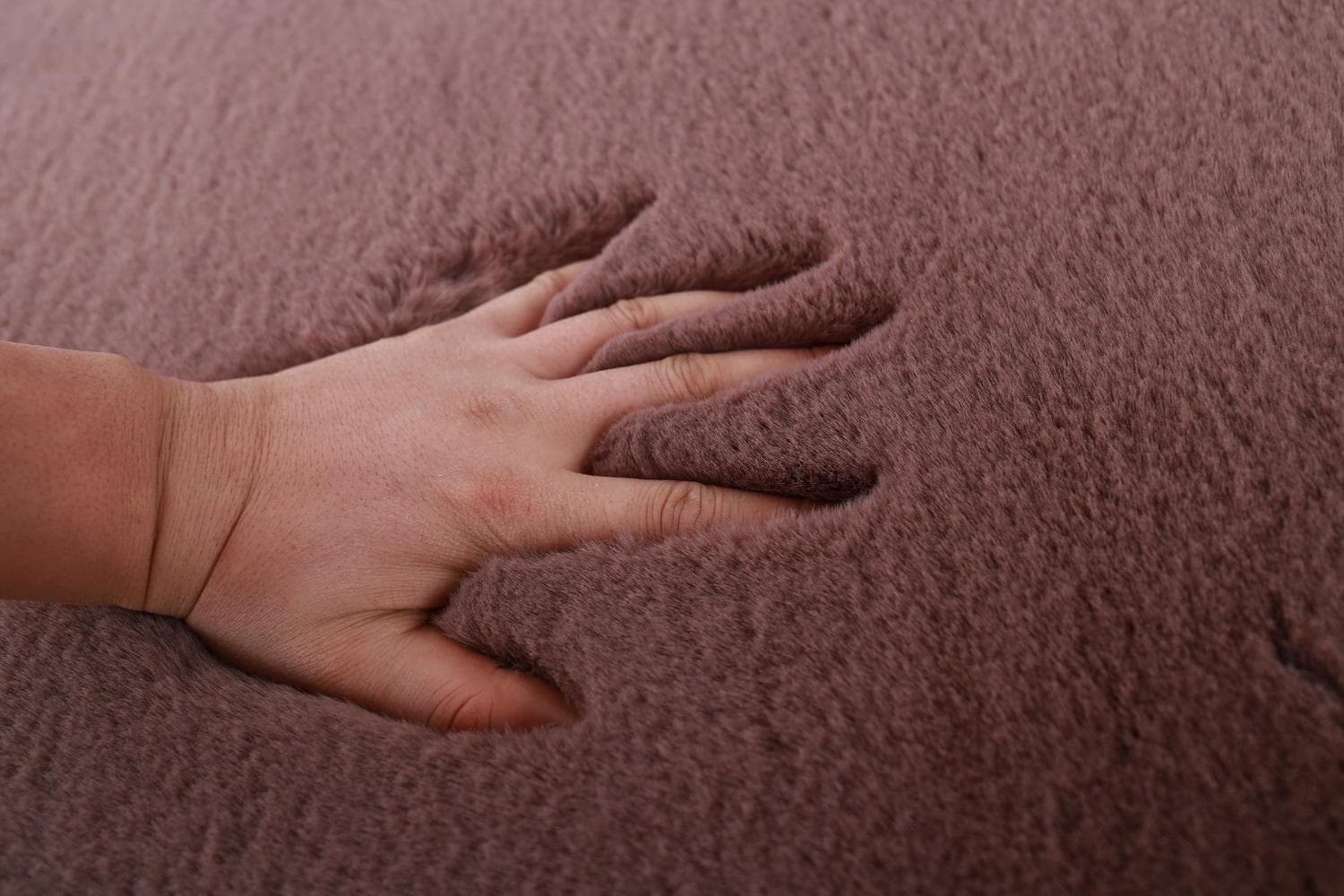 Covor Heinner Shaggy soft blanita Mov 70x140 cm — miniatură