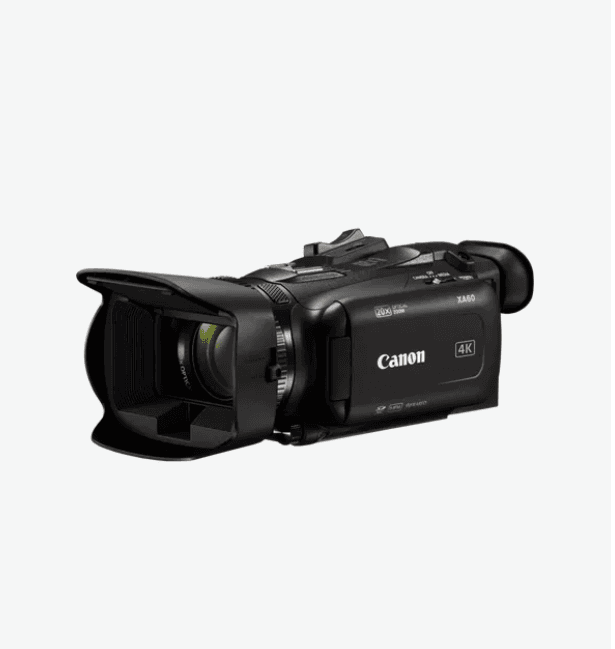 Canon camera video 4K XA60, senzor: 1/2.3-type CMOS, 21.14 Mp, Iluminare: 0.3 lx - 100,000 lx, Procesor: DIGIC DV 6, Obiectiv zoom 20x optic, focus 1-60cm, f/1.8 - 2.8, 8 Lamele, diametru filtru: 58mm, stabilizare, 2 x porturi card: SD/SDHC/SDXC, timp inregistrare: 150Mbp: 55 min / 35Mbps: 240 min — miniatură
