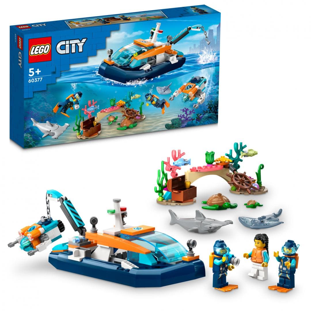 BARCA PENTRU SCUFUNDARI, 60377 LEGO — miniatură
