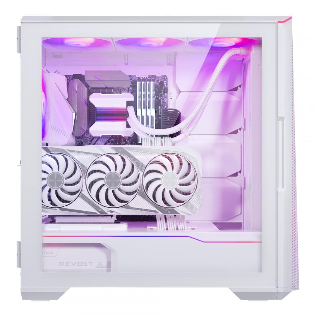 Carcasa PHANTEKS ECLIPSE G500A DRGB, RGB, Mid Tower, White — miniatură