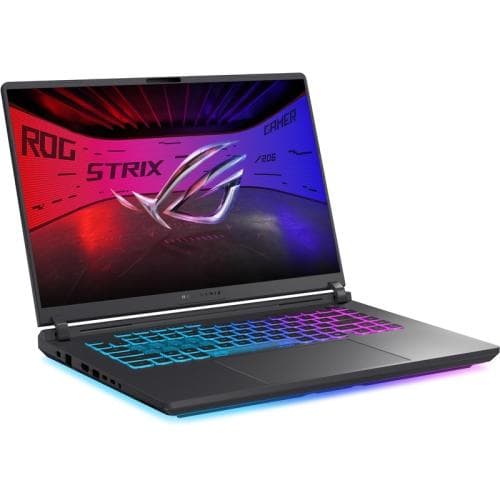 Laptop Gaming ASUS ROG Strix G16, cu procesor Intel Core i7-14650HX, 16'' IPS, 16 GB DDR5, 512 GB, NVIDIA GeForce RTX 5050, 12GB GDDR7, Fara OS — miniatură