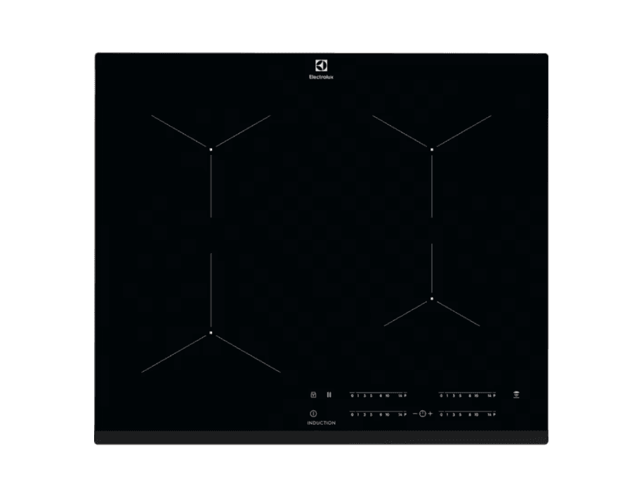 Plita incorporabila Electrolux EIT61443B, Inductie, 4 zone de gatit, Touch control, 60 cm, Sticla neagra