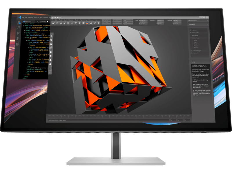 Monitor Commercial HP Series 7 Pro 732PK, 31.5", 3840 x 2160 pixeli, Black-Silver