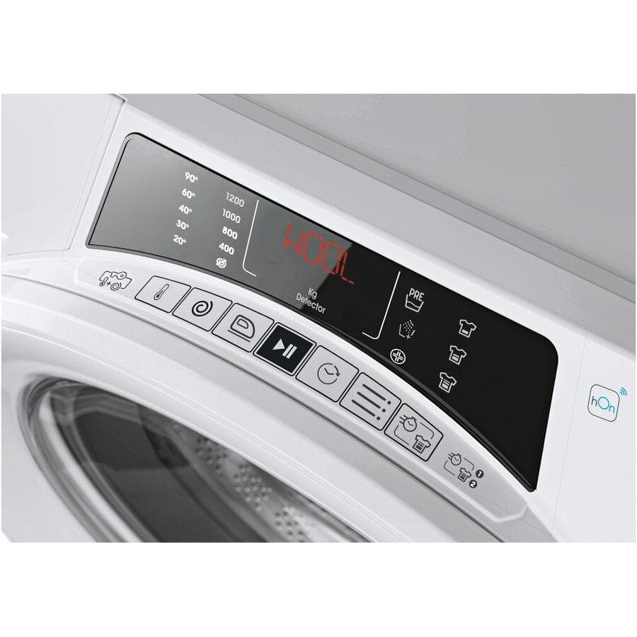 Masina de Spalat Candy RO 1284DWMT/1-S RapidO, 8kg, 1200, A, BPM, MPS, 4D, WiFi+BT, Steam, White+White+white ring — miniatură
